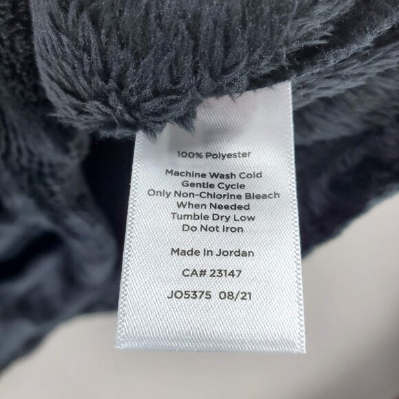 New Talbots Women's Fleece Black Soft Thick Zip up Jacket Size 2X Pockets Plus - Picture 3 of 6